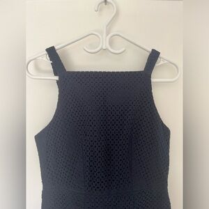 Navy Lace J Crew Dress